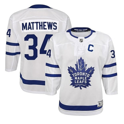 Auston Matthews Youth Jersey #34 Toronto Maple Leafs Premier Player Jersey - Youth Boys (8-20)