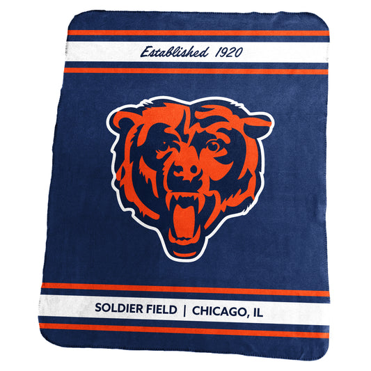 Chicago Bears 50" x 60" Stadium Classic Fleece Throw Blanket