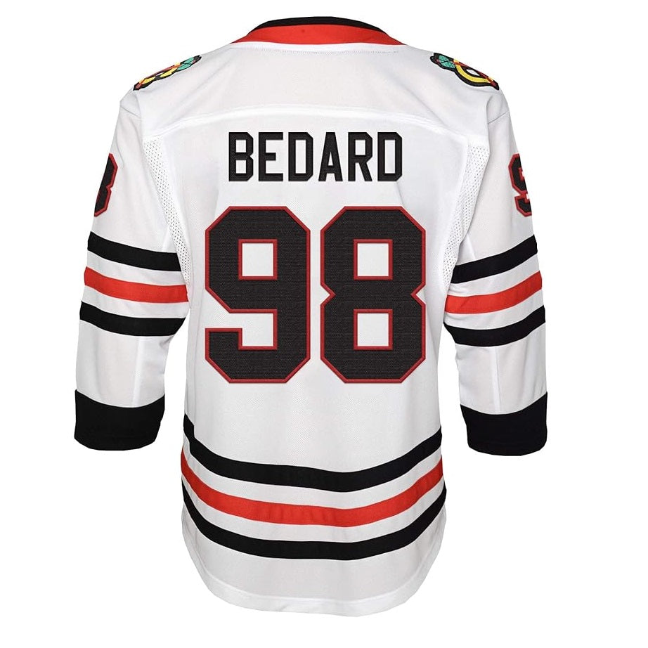 Connor Bedard Youth Jersey #98 Chicago Blackhawks Premier Player Jersey - Youth Boys (8-20)