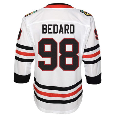 Connor Bedard Youth Jersey #98 Chicago Blackhawks Premier Player Jersey - Youth Boys (8-20)