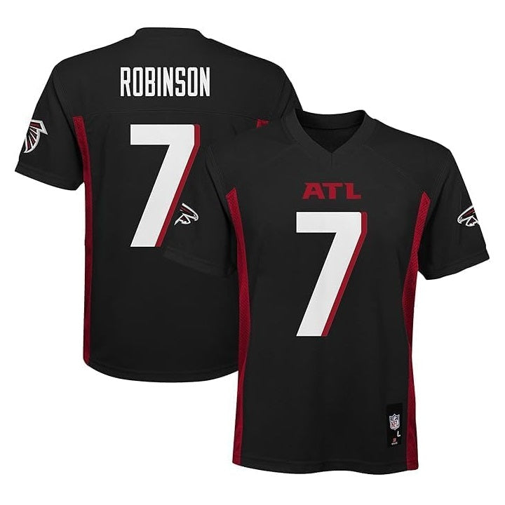Bijan Robinson Youth Jersey #7 Atlanta Falcons Replica Player Jersey - Youth Boys (8-20)