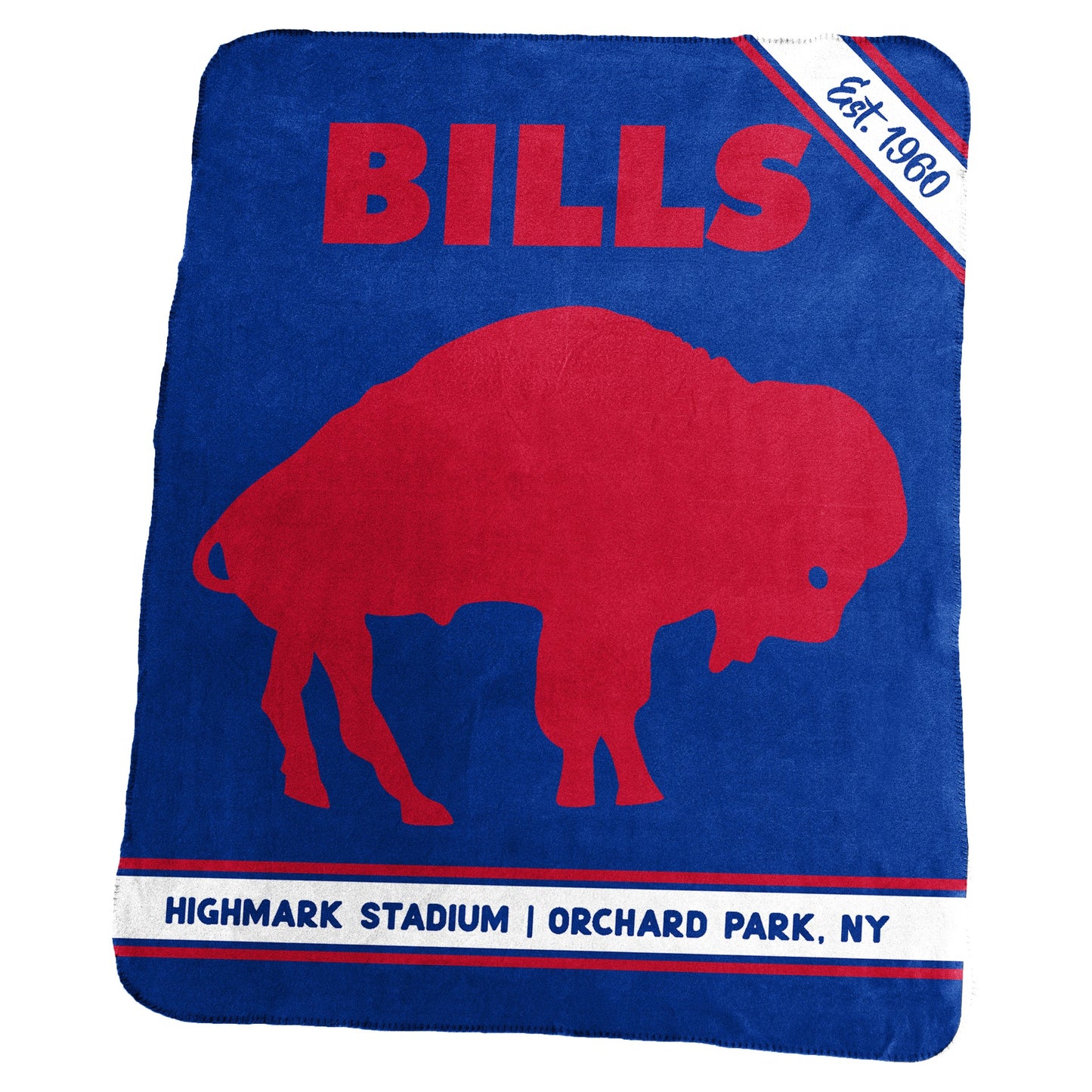 Buffalo Bills 50" x 60" Throwback Stadium Classic Fleece Throw Blanket