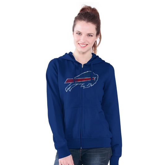 Camiseta de mujer con cuello en V y diseño desgastado de los New York Yankees Ballpark