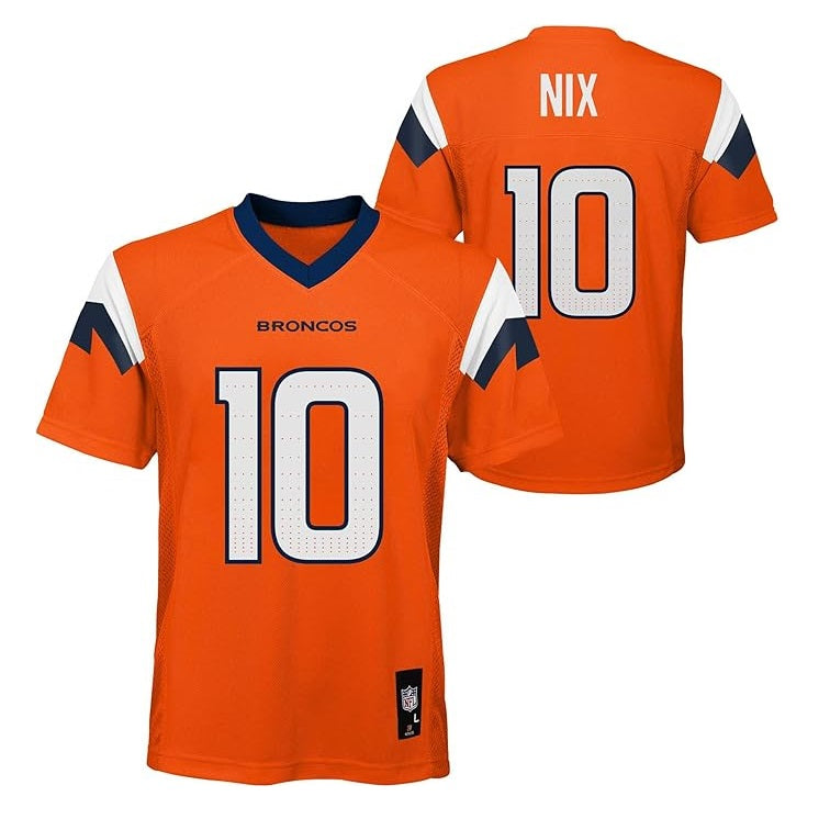 Box Nix Youth Jersey #10 Denver Broncos Replica Player Jersey - Youth Boys (8-20)