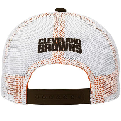 Cleveland Browns Youth Core Lockup Adjustable Meshback Hat