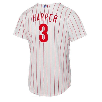 Nike Bryce Harper Youth Jersey #3 Philadelphia Phillies Replica Player Jersey - Youth Boys (8-20)