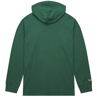 Milwaukee Bucks Mitchell & Ness Men's Vintage Logo Thermal Hoodie Sweatshirt