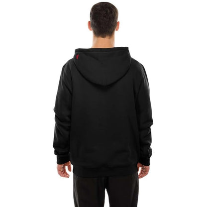 Chicago Bulls New Era Men's Distressed Logo Hoodie Sweatshirt