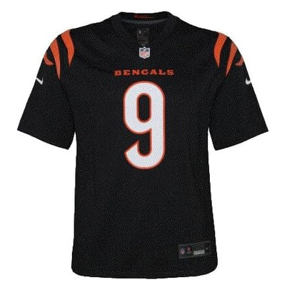 Nike Joe Burrow Youth Jersey #9 Cincinnati Bengals Game Day Replica Player Jersey - Youth Boys (8-20)