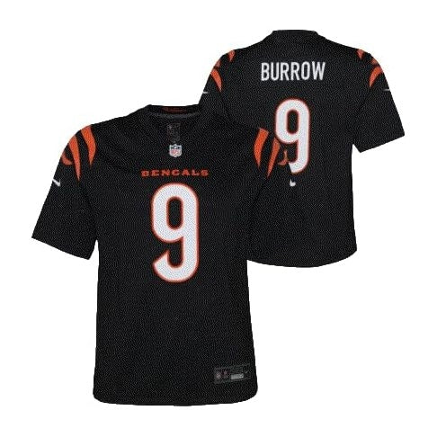 Nike Joe Burrow Youth Jersey #9 Cincinnati Bengals Game Day Replica Player Jersey - Youth Boys (8-20)