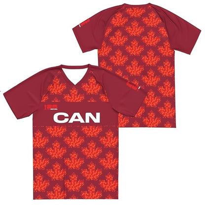 FIFA World Cup 2026 Youth Canada Sublimated Country Team Training Jersey - Youth Boys (8-20)
