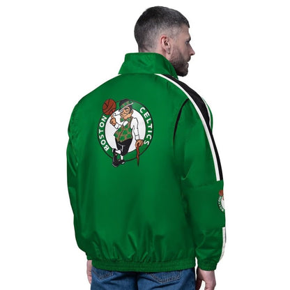 Boston Celtics STARTER Men's Full Zip Freestyle Lightweight Jacket