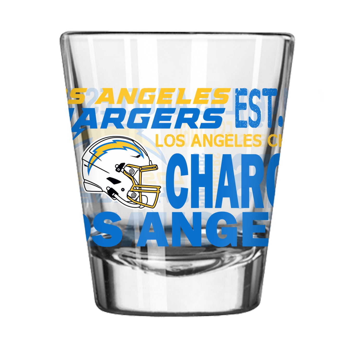 Los Angeles Chargers 2oz. Spirit Shot Glass