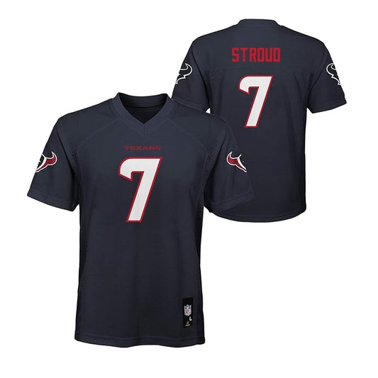 CJ Stroud Youth Jersey #7 Houston Texans Replica Player Jersey - Youth Boys (8-20)