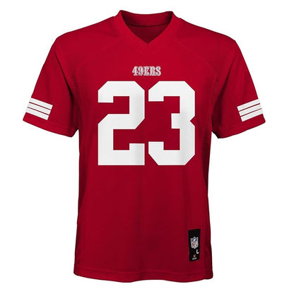 Christian McCaffrey Youth Jersey #23 San Francisco 49ers Replica Player Jersey - Youth Boys (8-20)