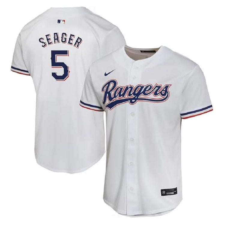 Nike Corey Seager Youth Jersey #5 Texas Rangers Replica Player Jersey - Youth Boys (8-20)