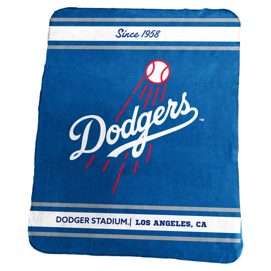 Los Angeles Dodgers 50" x 60" Stadium Classic Fleece Throw Blanket