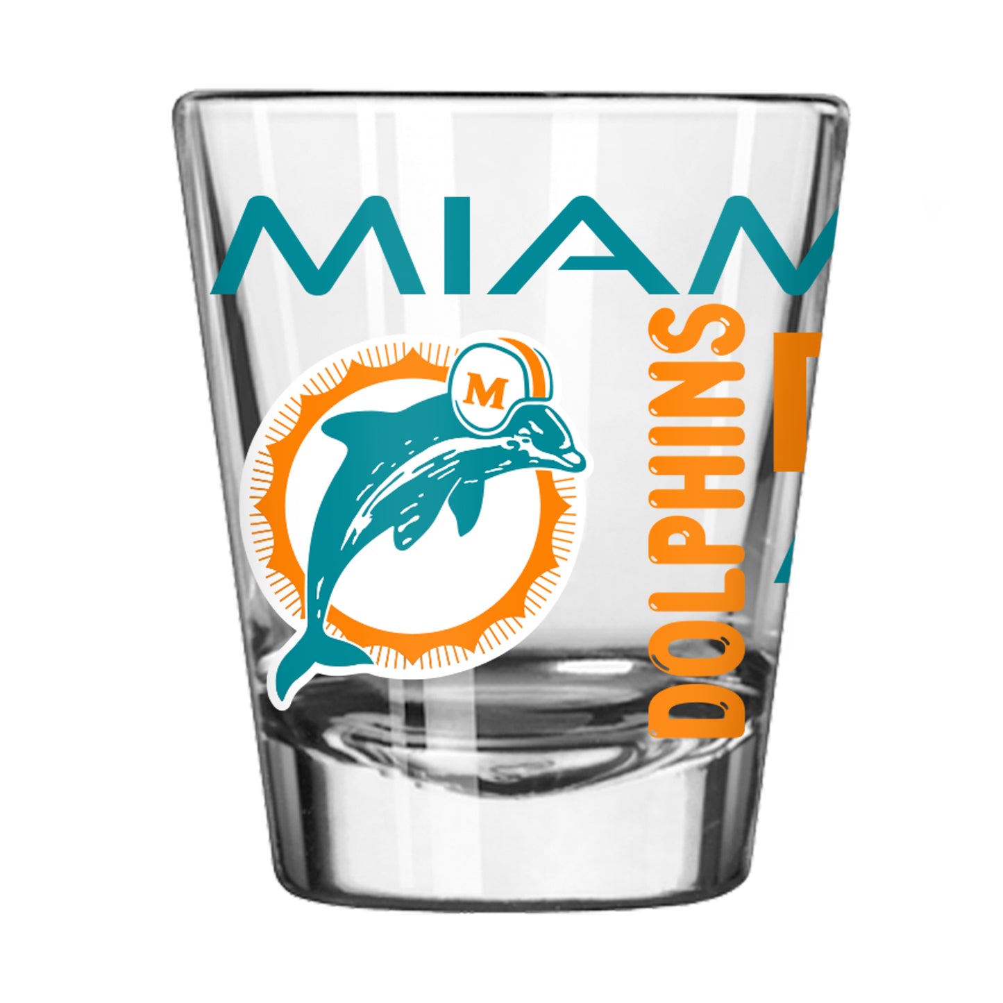 Miami Dolphins Throwback 2oz. Spirit Shot Glass