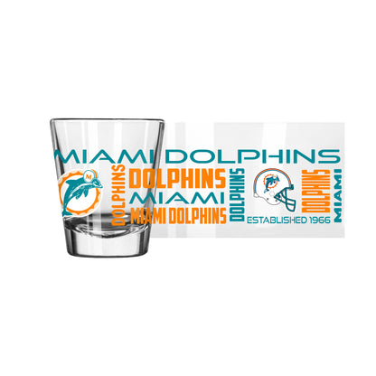 Miami Dolphins Throwback 2oz. Spirit Shot Glass