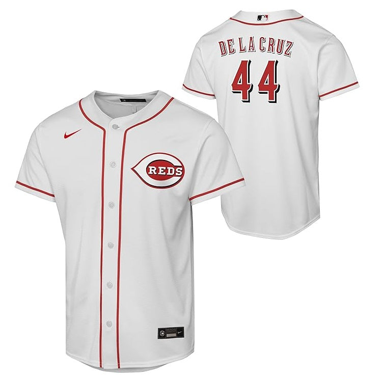Nike Elly De La Cruz Youth Jersey #44 Cincinnati Reds Replica Player Jersey - Youth Boys (8-20)