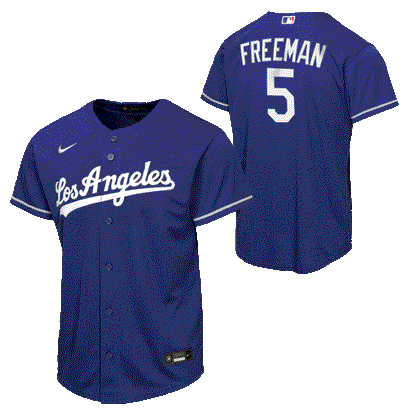 Freddie Freeman Youth Jersey #5 Los Angeles Dodgers Nike Replica Player Jersey - Youth Boys (8-20)