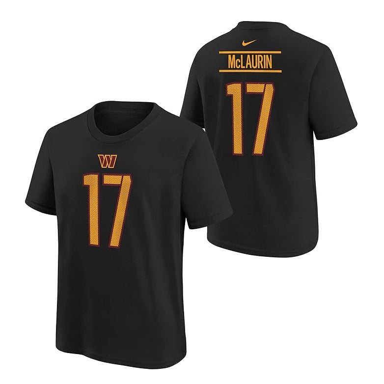 Terry McLaurin Youth T-Shirt #17 Washington Commanders Nike Fuse Name Number Player T-Shirt - Youth Boys (8-20)