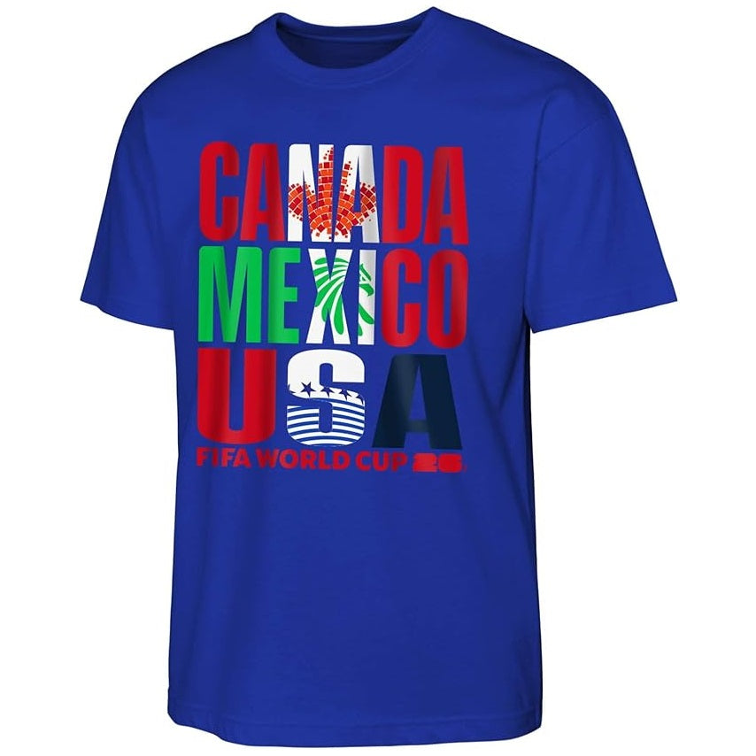 FIFA World Cup 2026 Men's Graphic Host Countries T-Shirt
