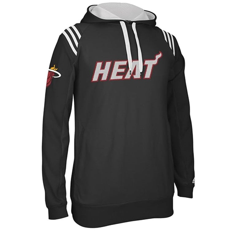Miami Heat Adidas Men's Chosen Few 3 Stripe Hoodie Sweatshirt