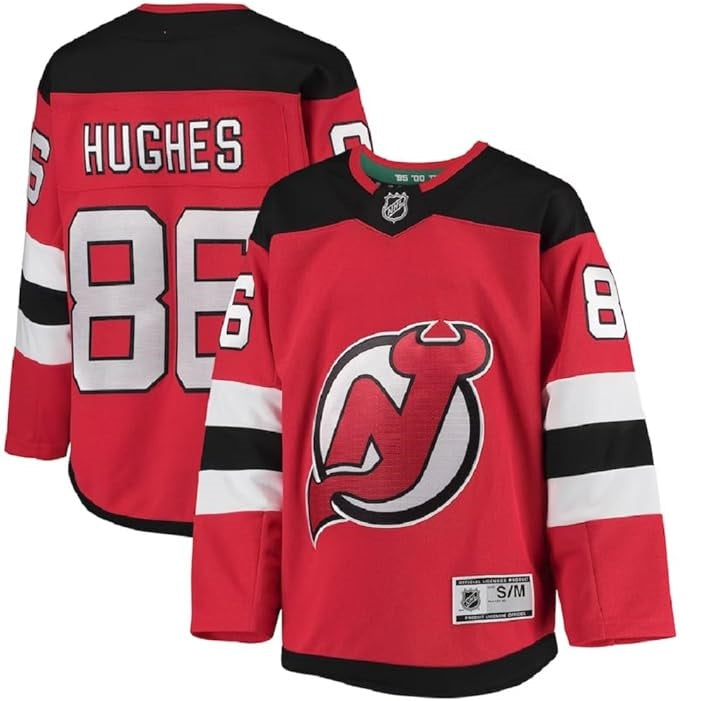 Jack Hughes Youth Jersey #86 New Jersey Devils Premier Player Jersey - Youth Boys (8-20)