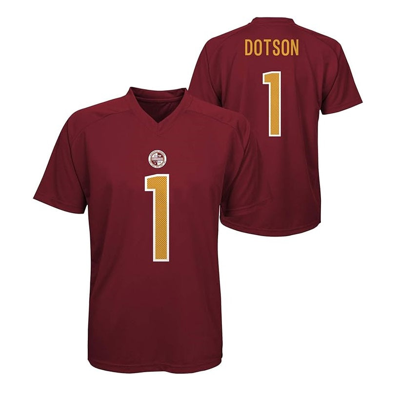 Jahan Dotson Youth Jersey #1 Washington Commanders Replica Player Performance Jersey - Youth Boys (8-20)