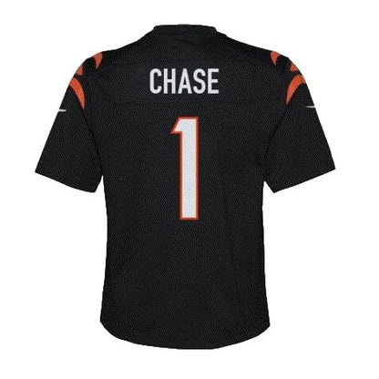 Nike Ja'Maar Chase Youth Jersey #1 Cincinnati Bengals Game Day Replica Player Jersey - Youth Boys (8-20)