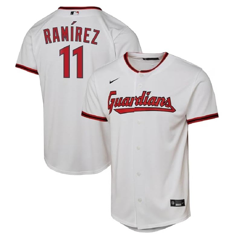 Nike Jose Ramirez Youth Jersey #11 Cleveland Guardians Replica Player Jersey - Youth Boys (8-20)