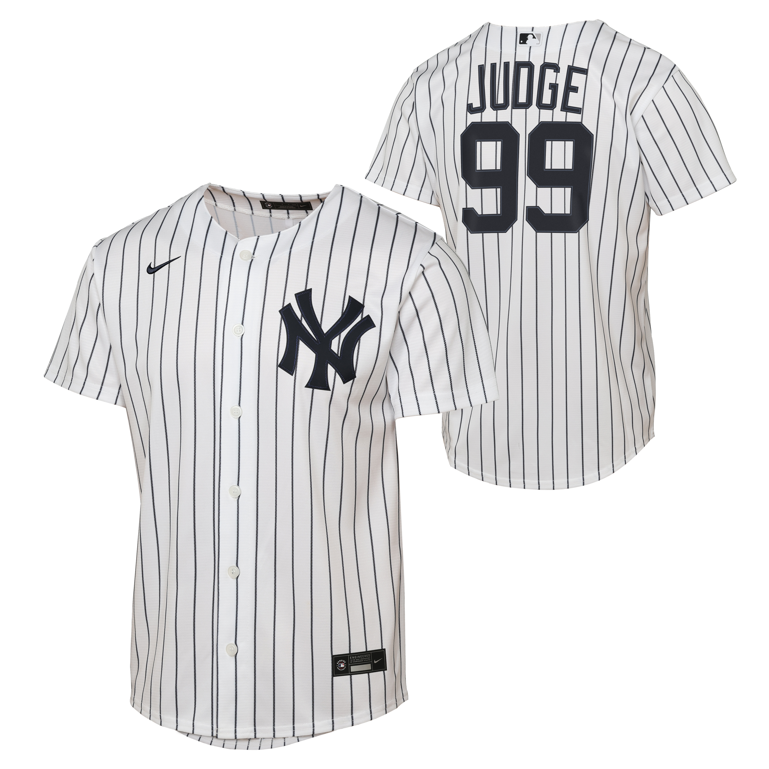 Nike Aaron Judge Youth Jersey #99 New York Yankees Replica Player Jersey - Youth Boys (8-20)