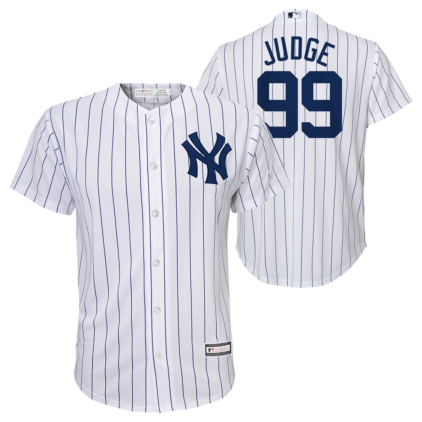 Aaron Judge Youth Jersey #99 New York Yankees Replica Player Jersey - Youth Boys (8-20)