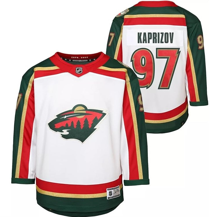 Kirill Kaprizov Youth Jersey #97 Minnesota Wild 25th Anniversary Premier Player Jersey - Youth Boys (8-20)