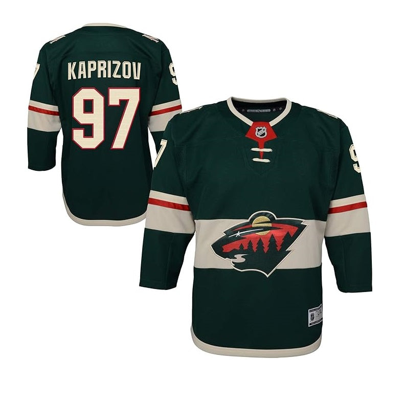 Kirill Kaprizov Youth Jersey #97 Minnesota Wild Premier Player Jersey - Youth Boys (8-20)
