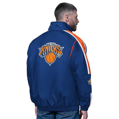 New York Knicks STARTER Men's Full Zip Freestyle Lightweight Jacket
