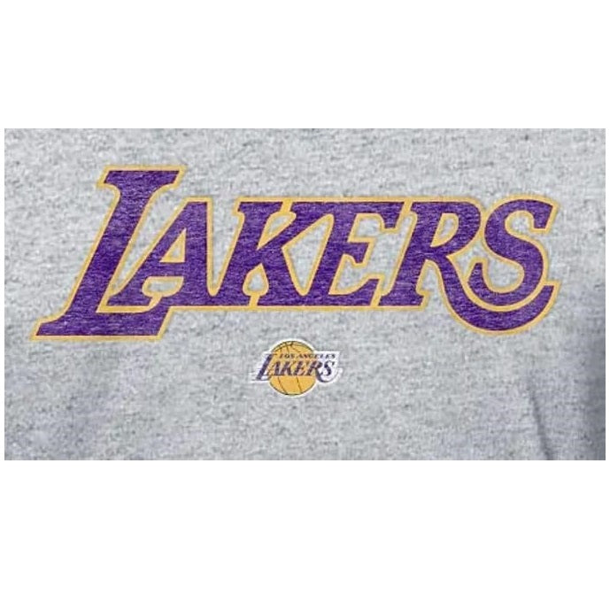 Los Angeles Lakers New Era Men's Distressed Wordmark T-Shirt