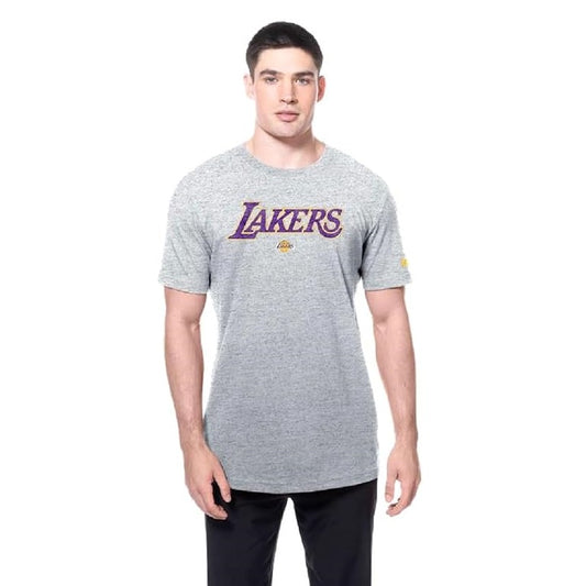 Los Angeles Lakers New Era Men's Distressed Wordmark T-Shirt