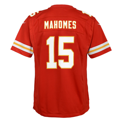 Nike Patrick Mahomes Youth Jersey #15 Kansas City Chiefs Game Day Replica Player Jersey - Youth Boys (8-20)