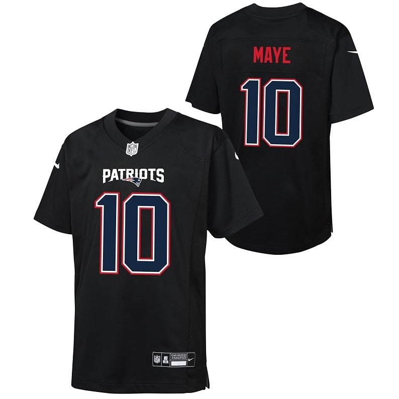 Drake Maye Youth Nike Jersey #10 New England Patriots Game Day Replica Player Jersey - Youth Boys (8-20)