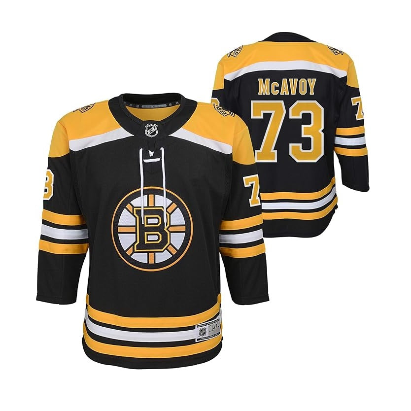 Charlie McAvoy Youth Jersey #73 Boston Bruins Premier Player Jersey - Youth Boys (8-20)