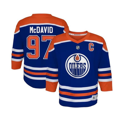 Connor McDavid Youth Jersey #97 Edmonton Oilers Replica Player Jersey - Youth Boys (8-20)