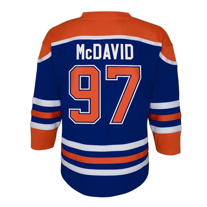 Connor McDavid Youth Jersey #97 Edmonton Oilers Replica Player Jersey - Youth Boys (8-20)