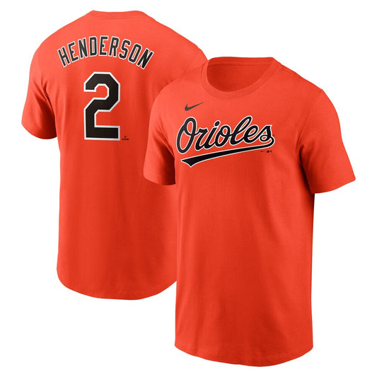 Gunnar Henderson Youth T-Shirt #2 Baltimore Orioles Nike Fuse Name Number Player T-Shirt - Youth Boys (8-20)