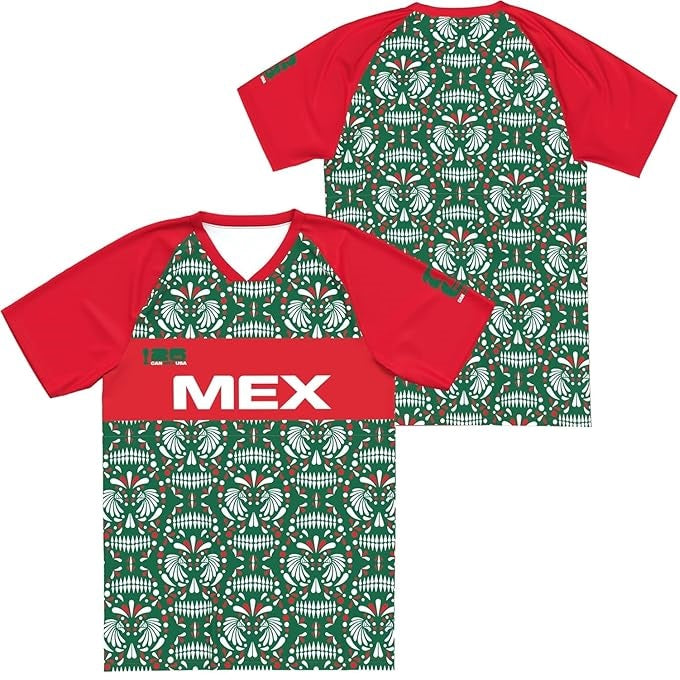 FIFA World Cup 2026 Youth Mexico Sublimated Country Team Training Jersey - Youth Boys (8-20)
