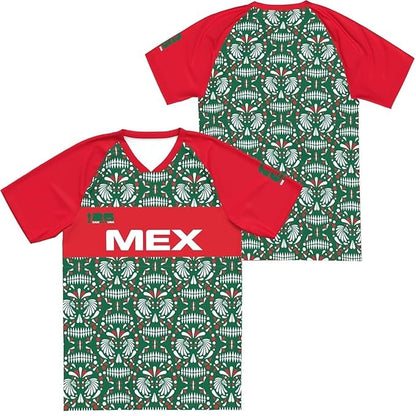 FIFA World Cup 2026 Youth Mexico Sublimated Country Team Training Jersey - Youth Boys (8-20)