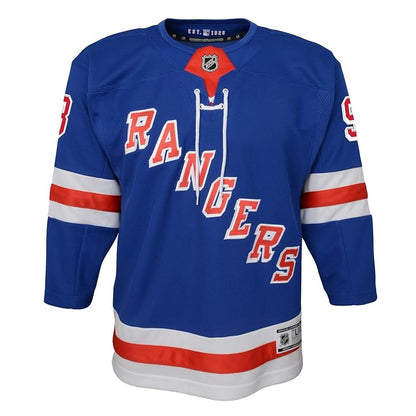 Mika Zibanejad Youth Jersey #93 New York Rangers Premier Player Jersey - Youth Boys (8-20)