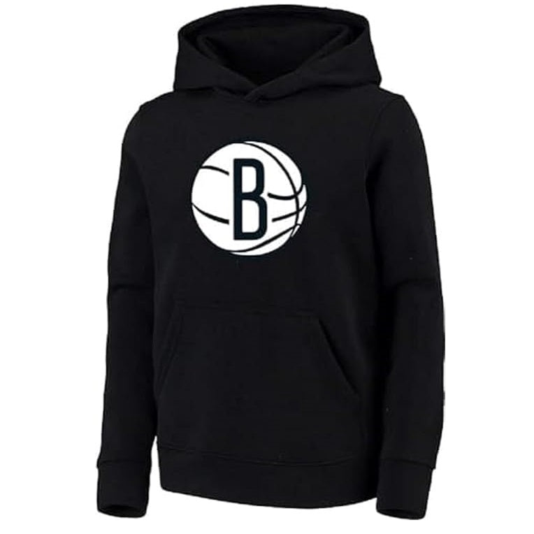 Brooklyn Nets Youth Primary Logo Pullover Hoody Sweatshirt - Youth Boys (8-20)