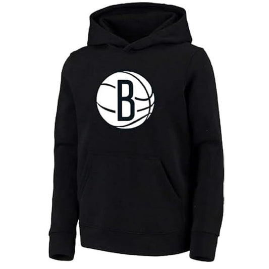 Brooklyn Nets Youth Primary Logo Pullover Hoody Sweatshirt - Youth Boys (8-20)